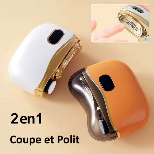 Coupoli™ - Coupe-ongles & Polisseur Électrique 2-en-1